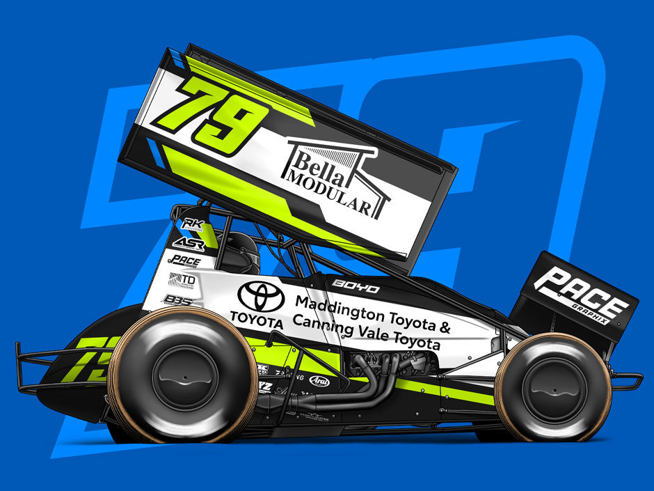 Boyd Vortex Simsport Sprintcar 25