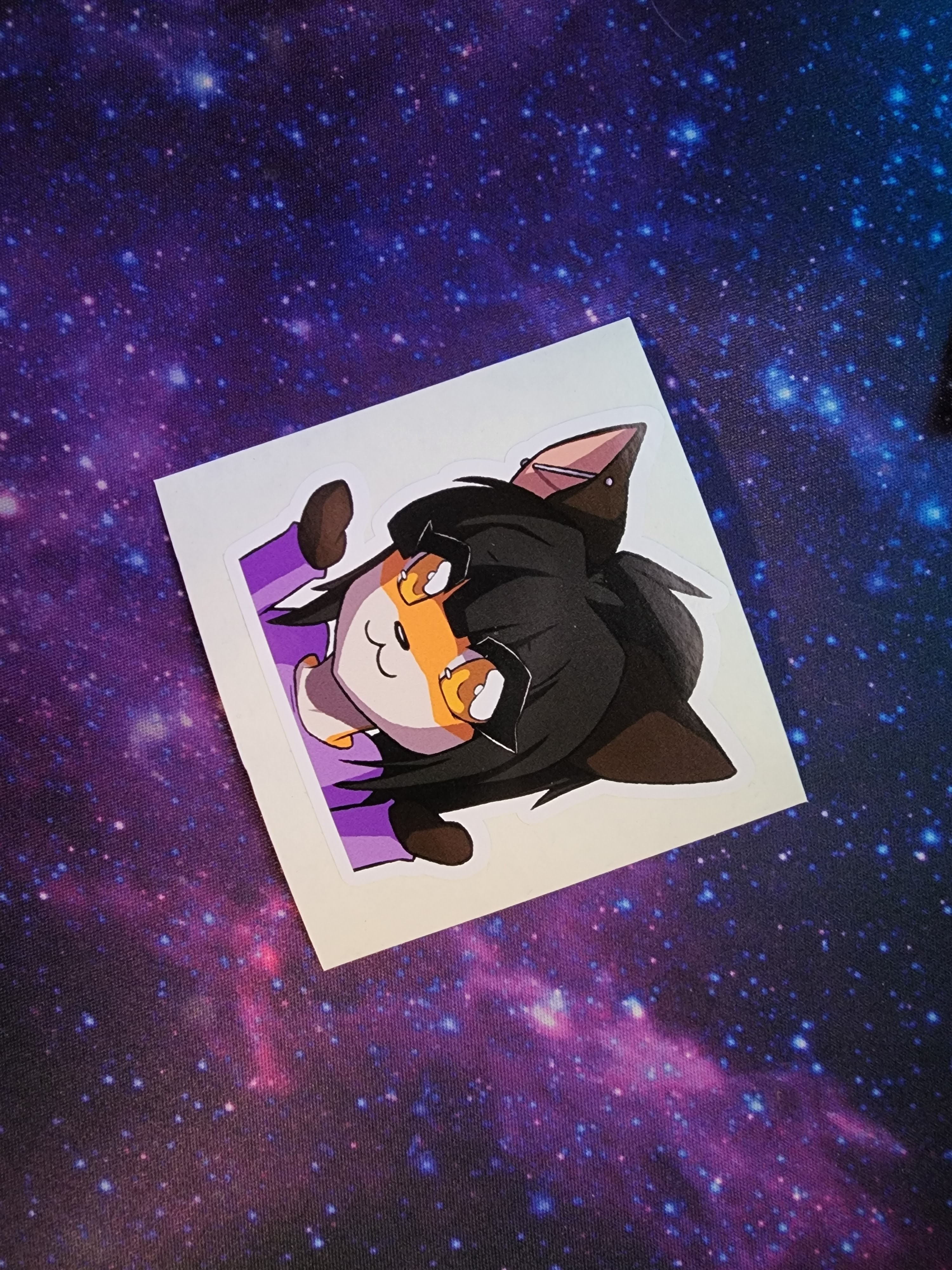 KurisuFox Twitch Emote Stickers: Shrug