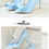 Miniatura: BIGTREE Red Blue Black Shoes Bowknot Sweet Woman Pumps Soft Leather Pointy Toe W