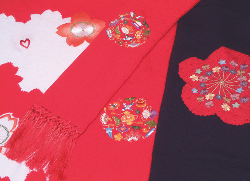 セール!!　正絹ちりめん刺繍入りショール 楽天市場】【5/9 20:00-☆最大2000円クーポン】和装 ショール 正絹
