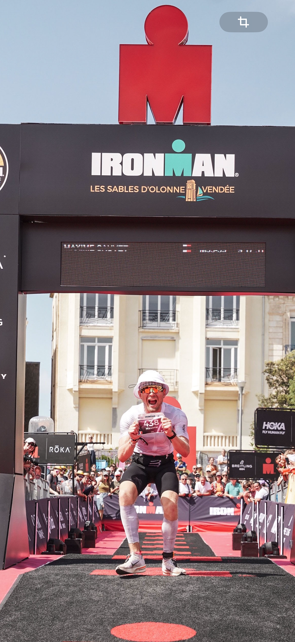 Maxime Sauvet coach triathlon finisher Ironman