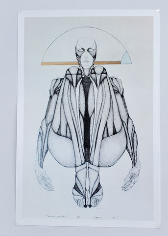Woman hangs in the balance in this fine art print by Bud Egger. Find more prints at this link. 