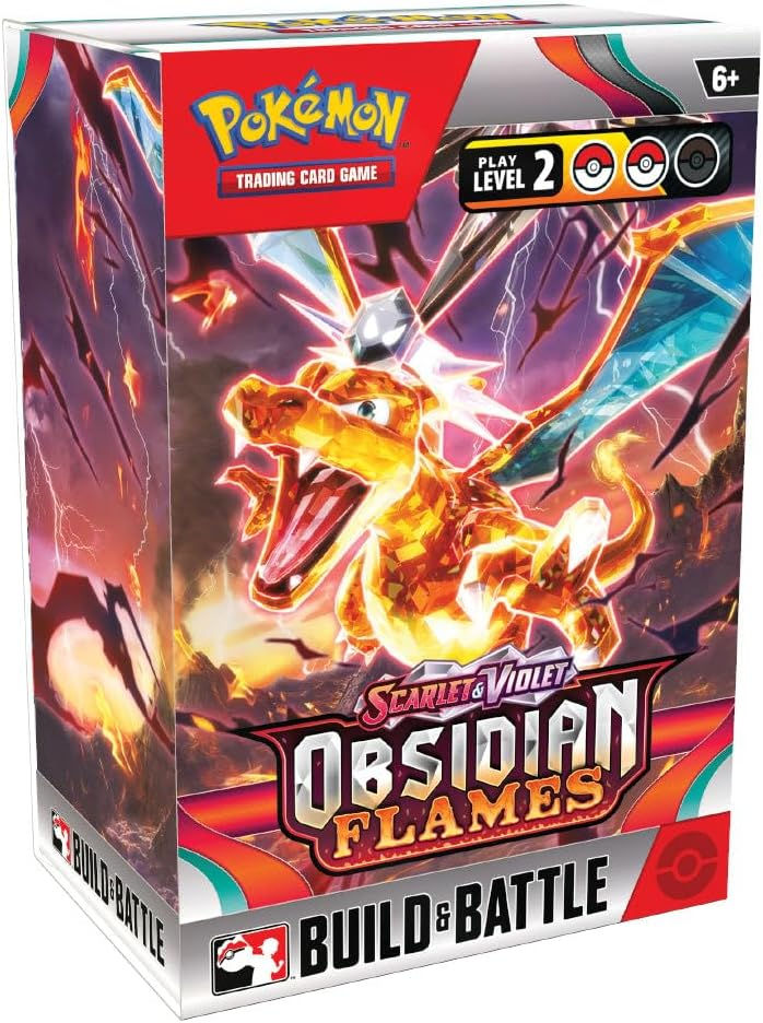 Pokemon Scarlet & Violet 3 Obsidian Flames Build & Battle Box