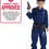 थंबनेल: Morph Costumes Police Costume For Kids Blue Police Officer Halloween Costume Fo
