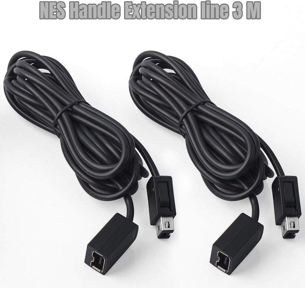 Miniature : TENINYU SNES Classic Controller Extension Cable 3M/10ft (2-Pack), Extension Pow