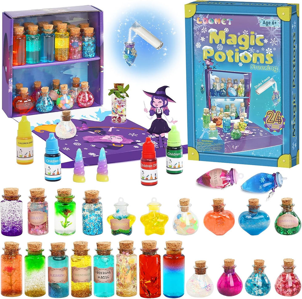 Miniaturbild: Magic Potions Craft Kit for Kids - Mix 20 Glow Witch Potion Bottles, Mystery Fa