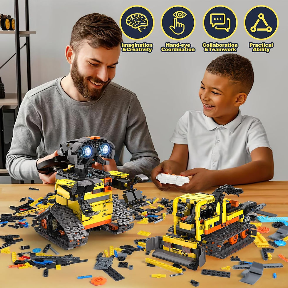 Miniature : 5 in1 Stem Robot Building Kit for Kids Ages 8-13, 688 PCS Remote & App Controll