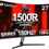 Küçük resim: 27 Inch Curved Gaming Monitor 180Hz 1ms with Speakers FHD 1080P Computer Monito