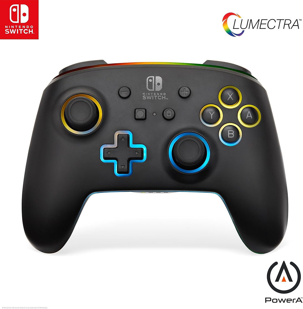 PowerA Enhanced Wireless Controller for Nintendo Switch with Lumectra, wireless
