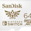 Thumbnail: SanDisk 256GB MicroSDXC UHS-I Memory Card for Nintendo Switch - SDSQXAO-256G-GN
