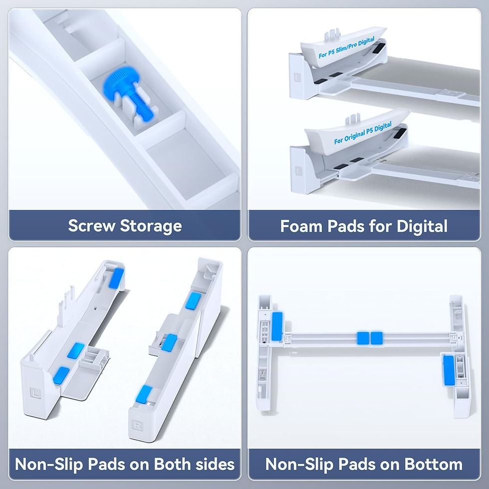 Miniature : OIVO PS5/ Slim/Pro Horizontal Stand for Disc & Digital Console, Stable PS5 Acce