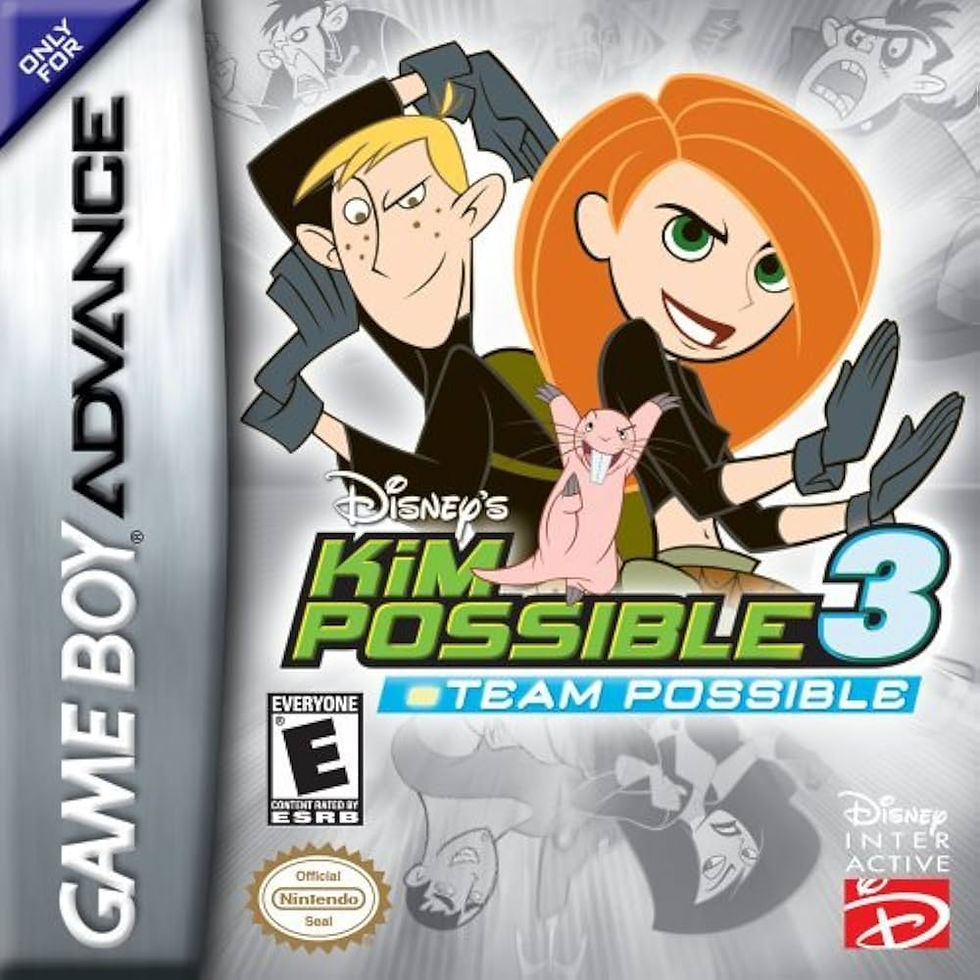 Nintendo Gameboy Advance - Disney Kim Possible 3 Team Possible