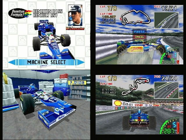 Miniaturbild: Sega Saturn - F1 Challenge