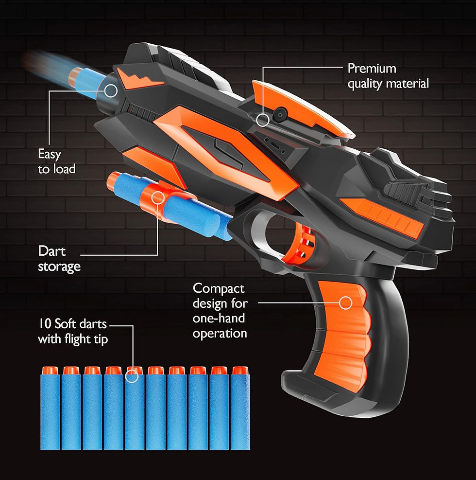 Miniaturbild: Hover-Shot Shooting Toy for Kids - Ball Target Game for Nerf Gun - Cool Birthda