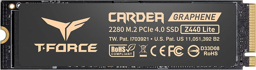 Küçük resim: TEAMGROUP T-Force Z440 Lite 1TB TLC NAND NVMe Phison PS5021-E21T PCIe 4.0 Gen4x