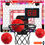 Thumbnail: AOKESI Mini Indoor Basketball Hoop for Kids,Indoor with Scorer Inside Basketbal