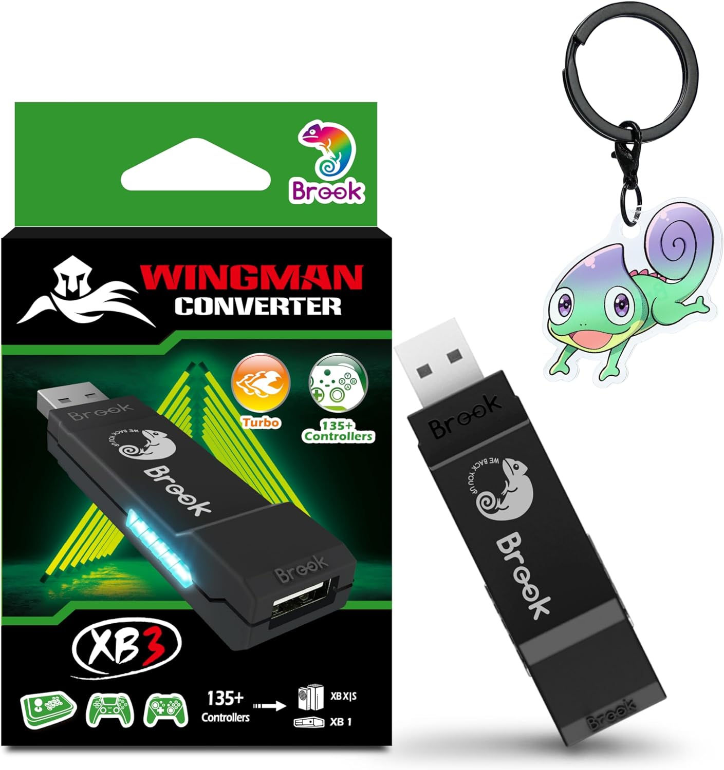 Brook Wingman XB 3 Converter - Unleash the Power of Cross-Platform Gaming, Wire