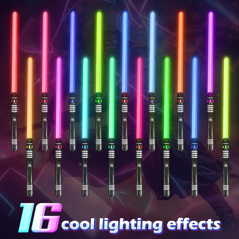 थंबनेल: Skirfy Light Sabers,Motion Control FX Light Sabers for Kids Adults with 16 RGB 
