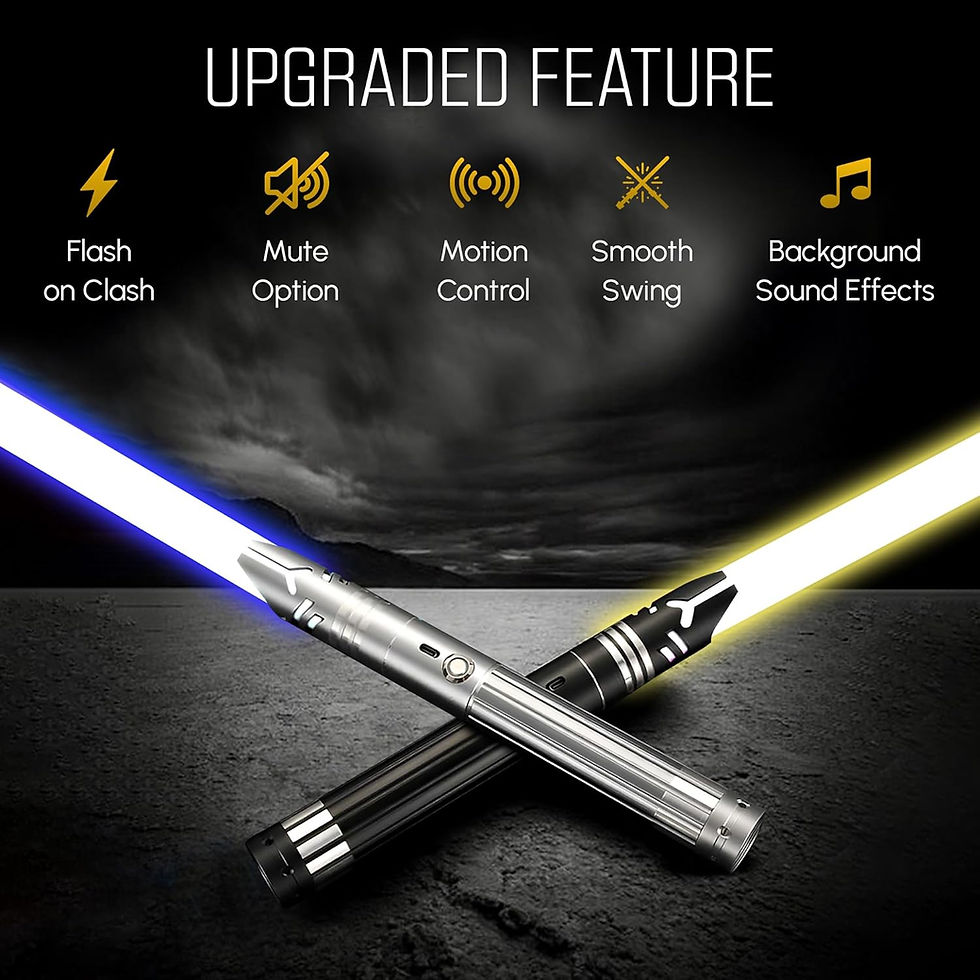 Miniaturbild: Lightsaber – Real Metal Hilt, 15 RGB Colors, Smooth Swing FX, Heavy Dueling Gra