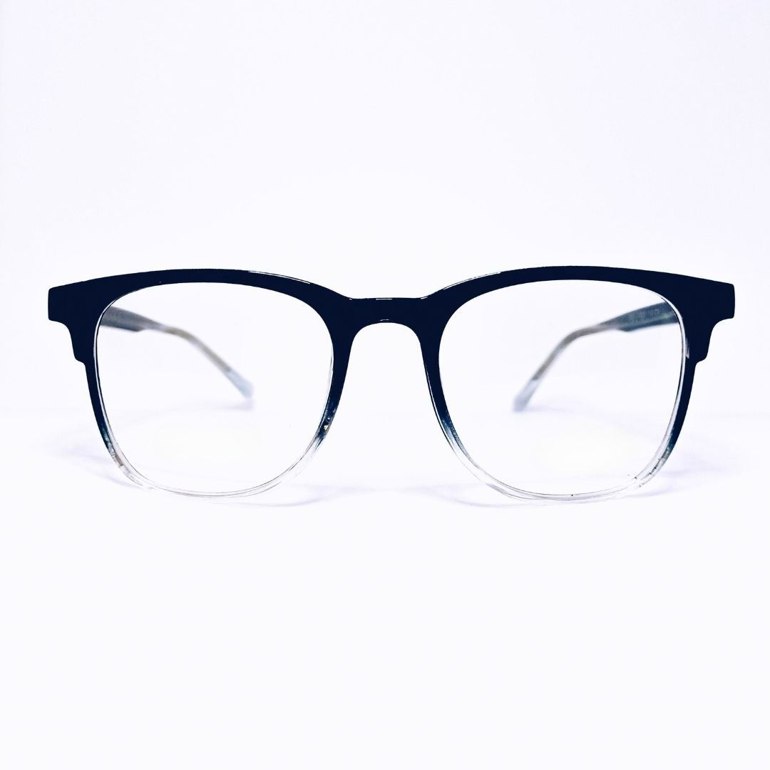 Armazón Oftálmico Caffsen Negro y Gris 8807
