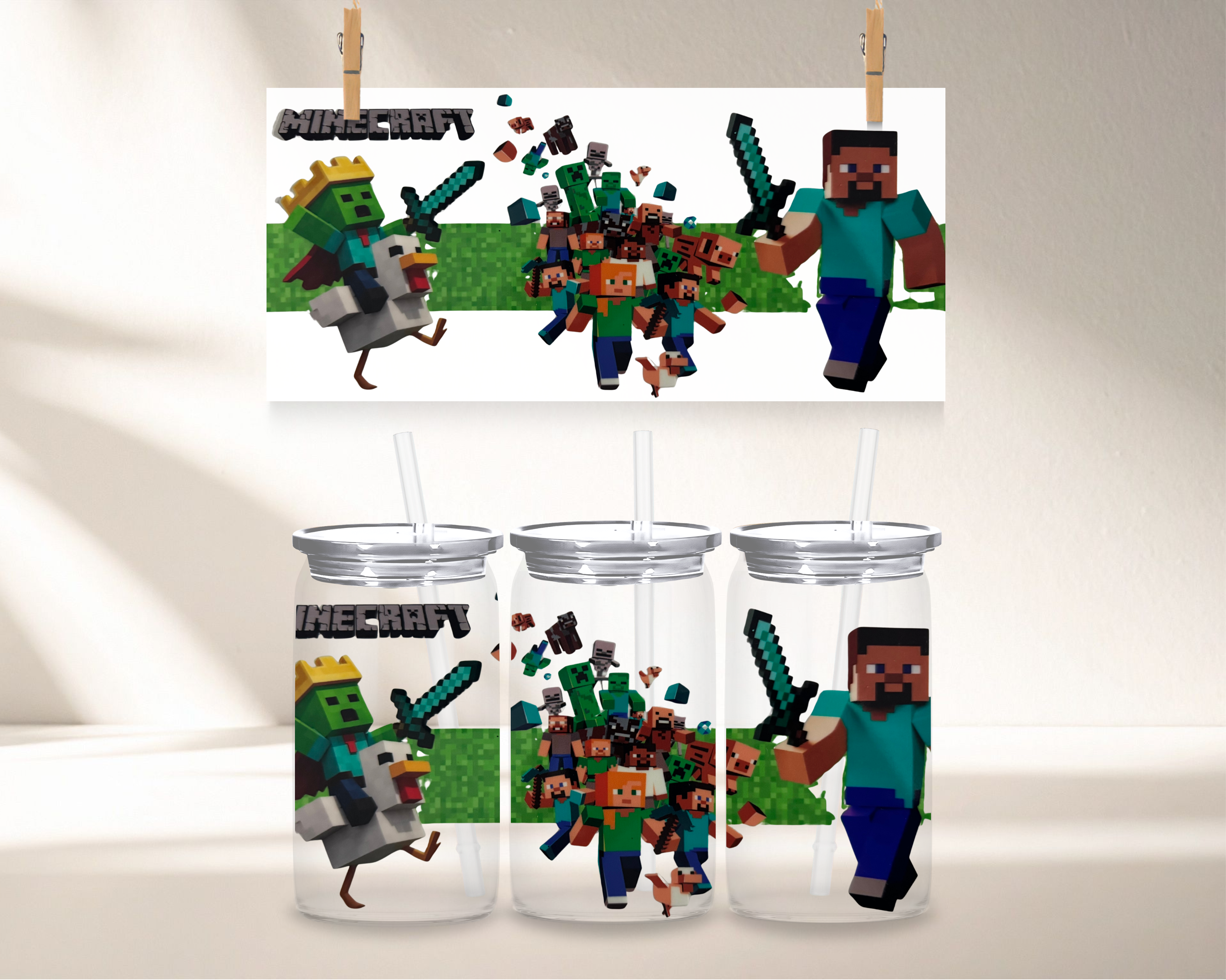 MINECRAFT 16OZ TUMBLER