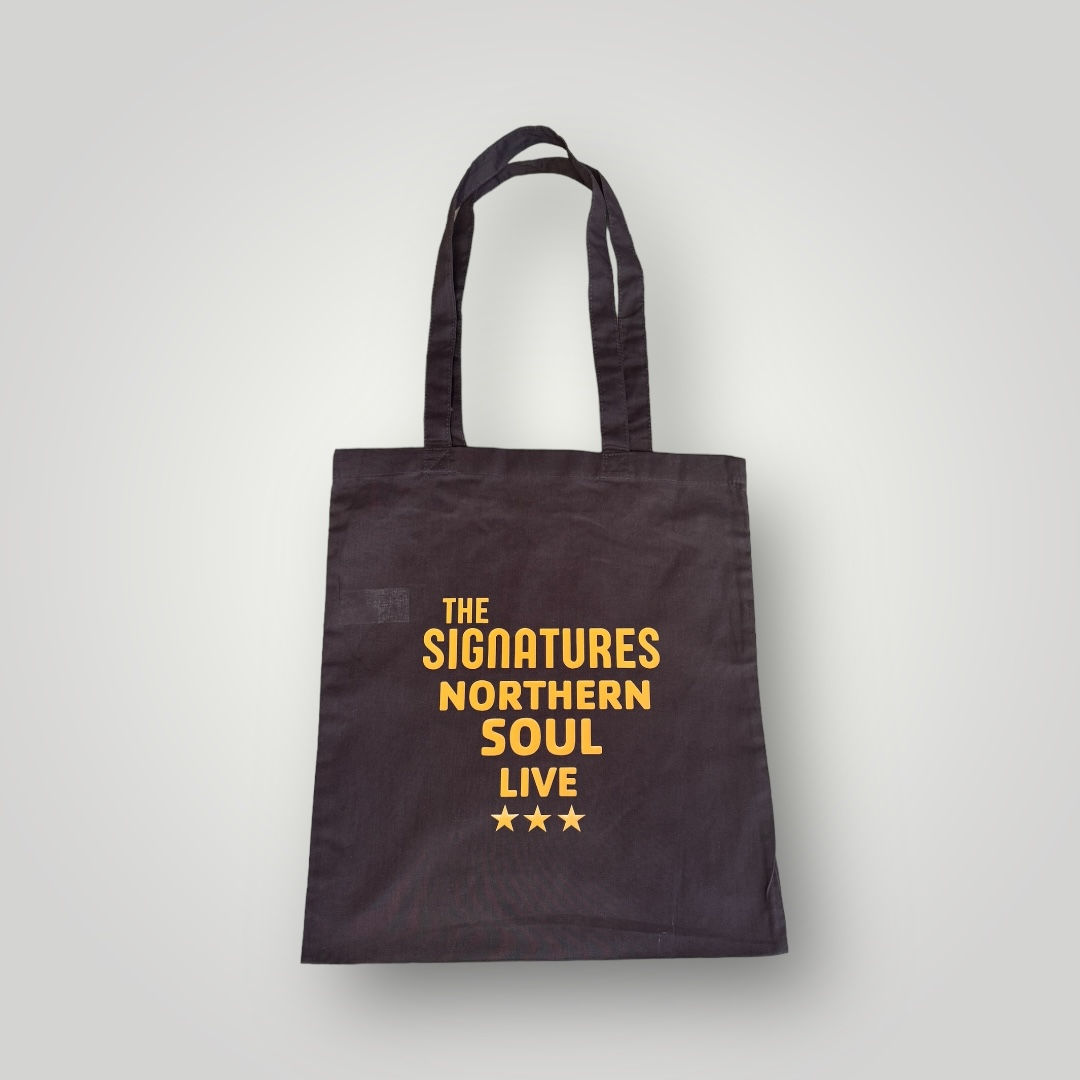 The Signatures, Northern Soul Live Canvas Tote Bag - Brown