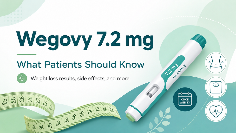 Wegovy 7.2 mg: What Patients Should Know About the Higher Dose
