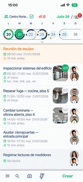 Software de gestión de mantenimiento: órdenes, rondas, mantenimiento preventivo y turnos en una pantalla — app CosaNostra