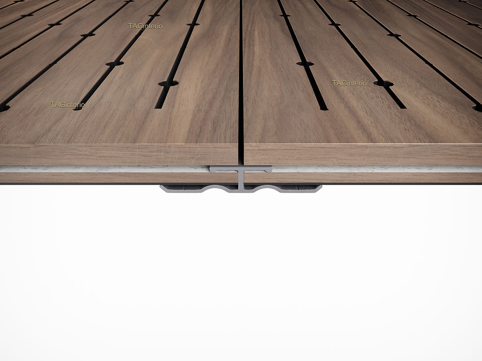 Миниатюра: Акустическая панель TAGinterio™ acoustic L3-32-D4/10-64 стыковка с рустом