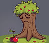 A Sad tree with a cherry on the floor.jpg