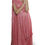 Thumbnail: Hera’s Veil - Coral Pink and Silver Floor Length Grecian Drape Gown