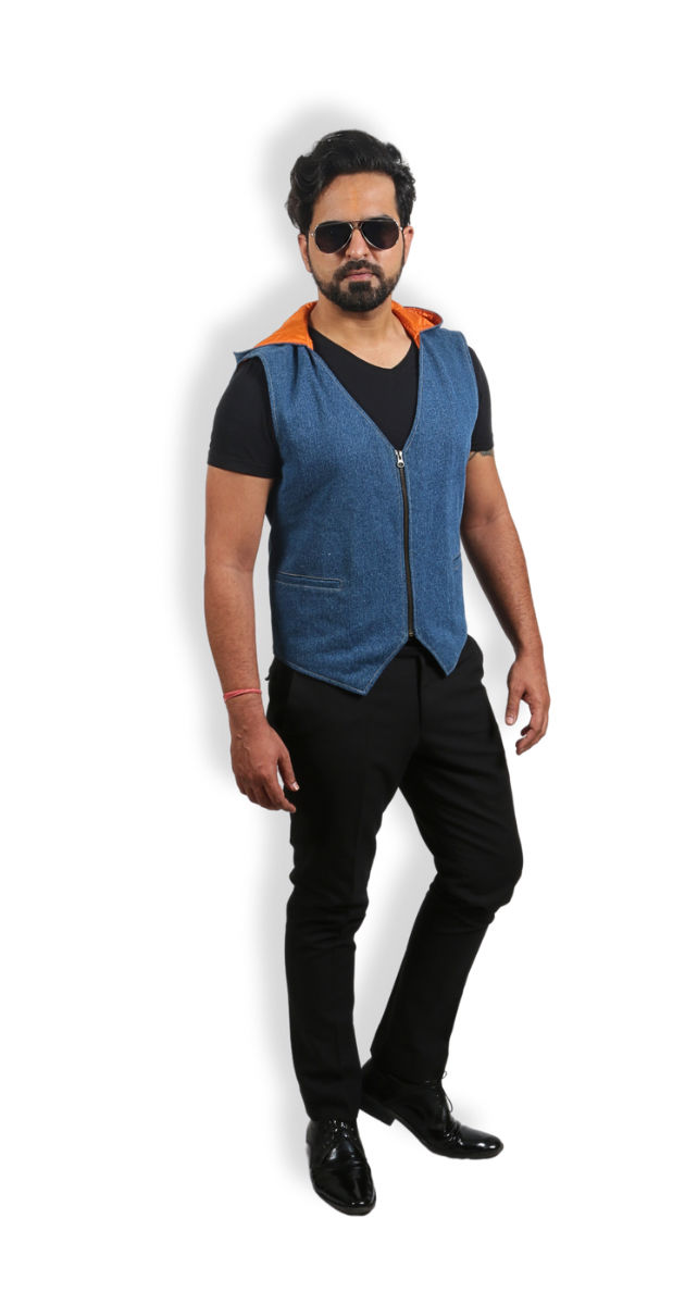 Denim Waistcoat for Men