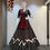 Thumbnail: Black Kutchhi Leheriya – Kutchhi Print Lehenga Chaniya Choli with Heavy Gotta Patti Border