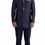 Thumbnail: Navy texture Bandhgala with carrom coins buttons