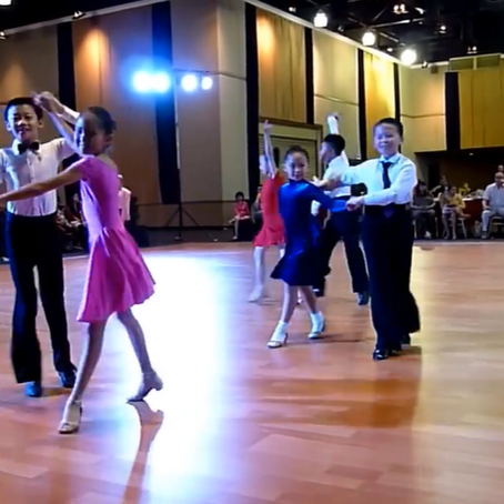 asian children dancing in competition