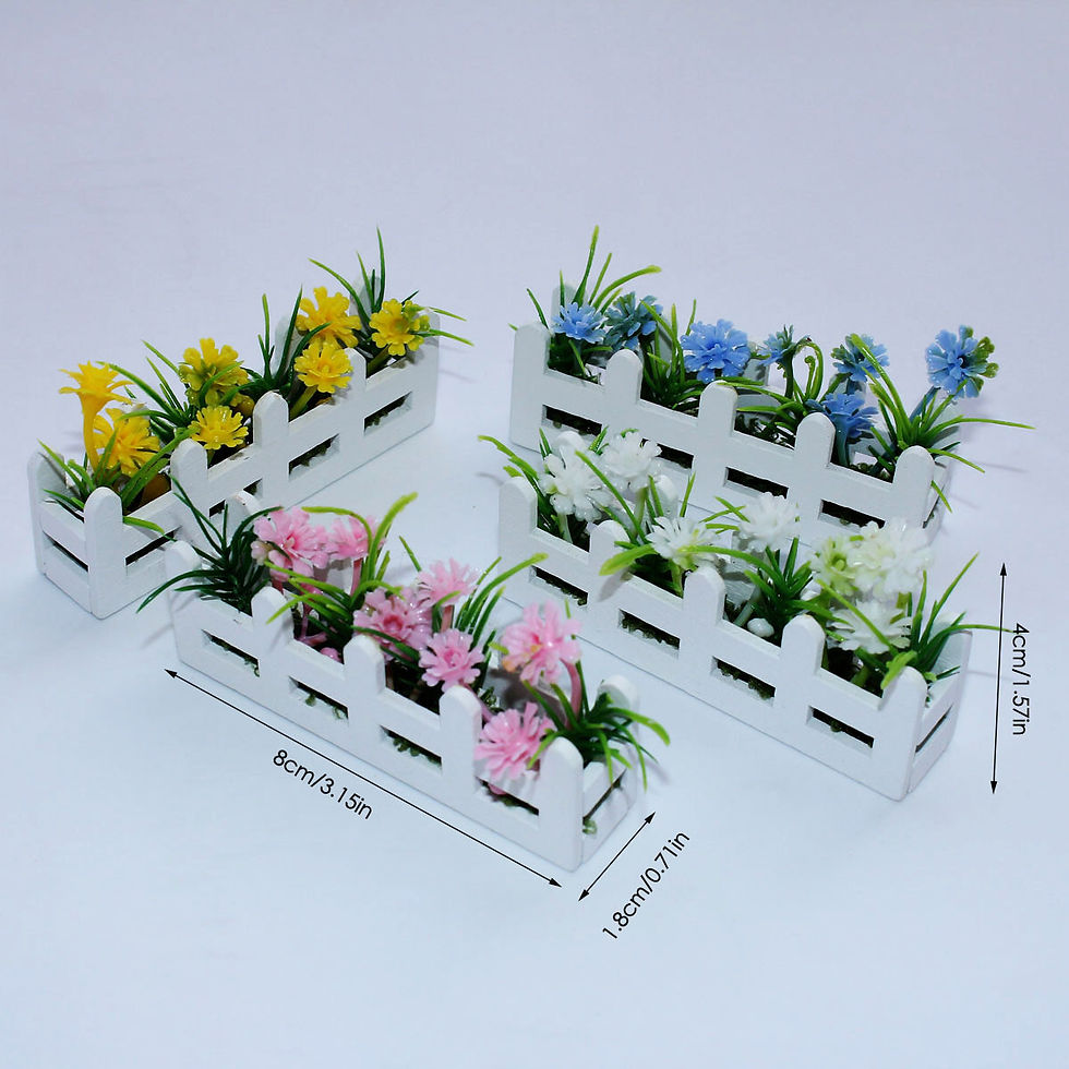 Thumbnail: Miniature Fence Flower Set