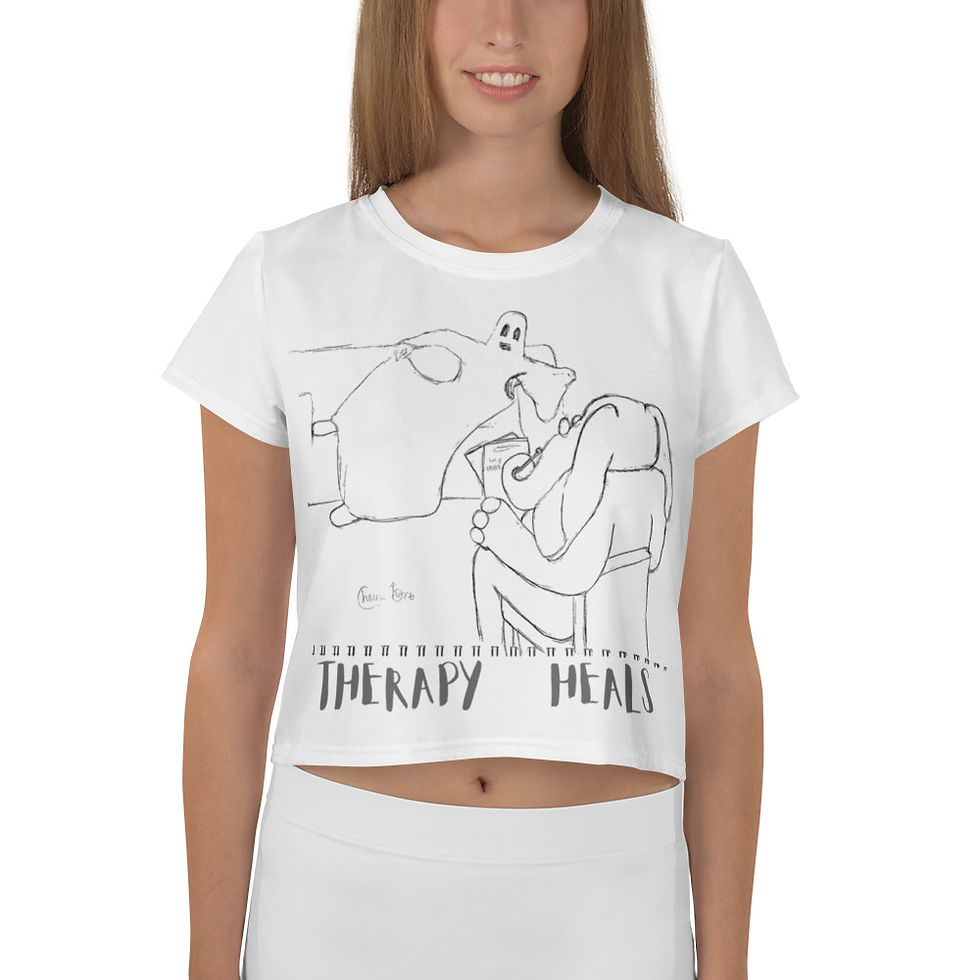 Thumbnail: All-Over Print Crop Tee