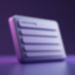 3D website contact form interface, input fields, modern design, futuristic style, purple b