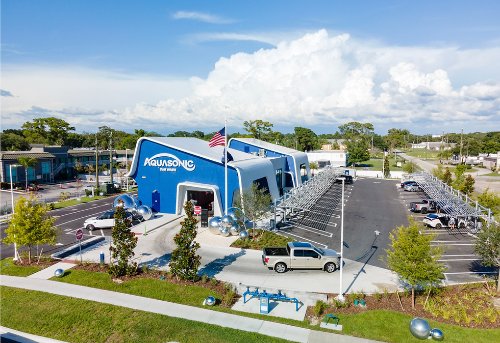 First location of a modern express car wash in New Port Richey, Florida, marks the launch of a $100 million national expansion by Henley Investment Management into the high-growth car wash sector.