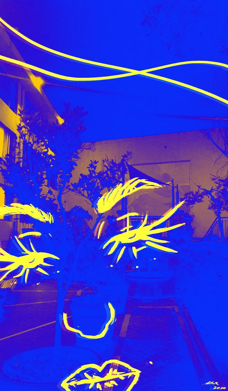 paradise - photo overlay