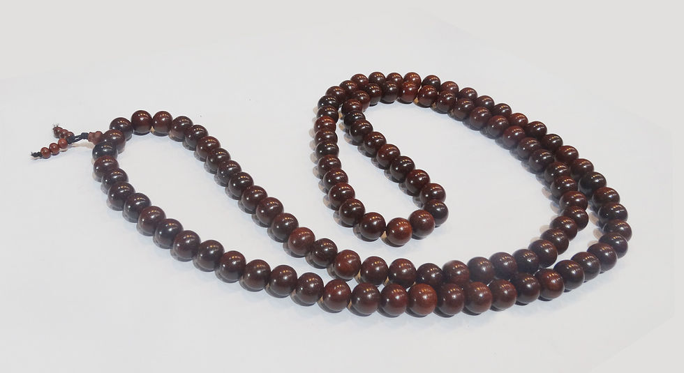 Natural Sandel Wood Mala (10 MM)