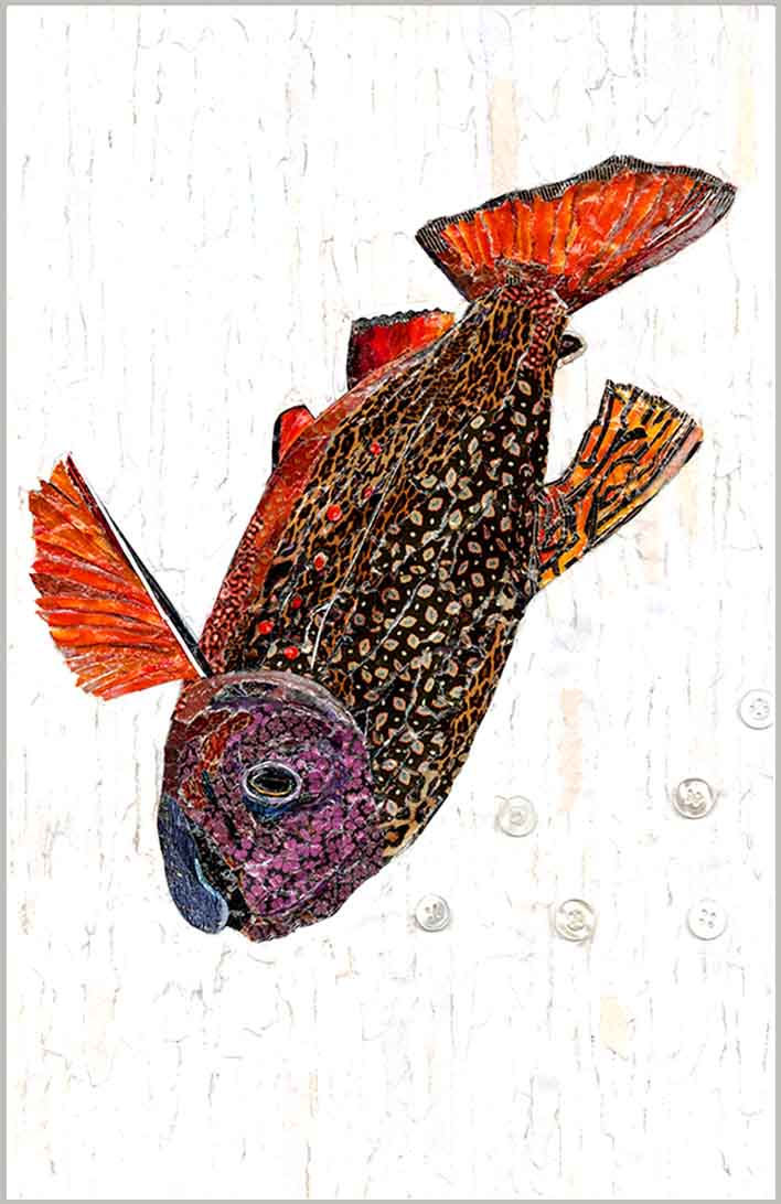 Set of 8 Brown Trout Gift Tags