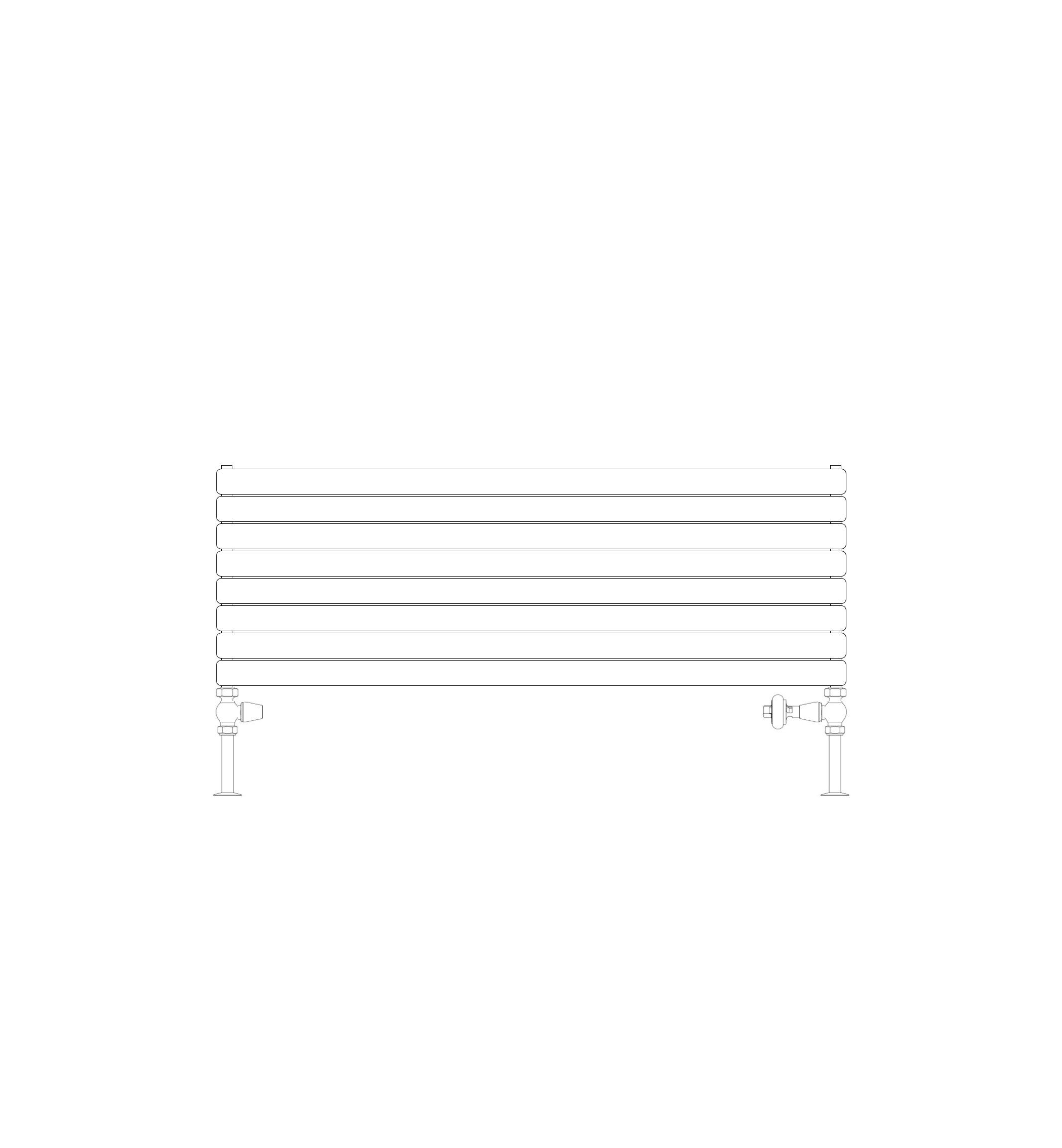 Cicero Single Horizontal 480 x 1220 (2242 BTU's)