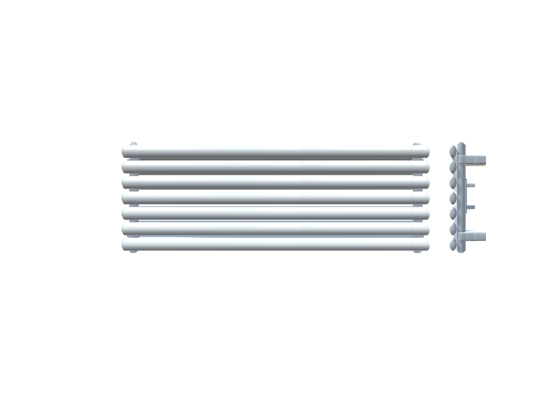 Cicero 50 Single Horizontal 420 x 1220 (1962 BTU's) White