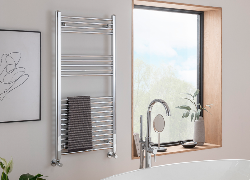 Thumbnail: Francesca Straight 1800 x 600 (2231 BTU's) Chrome