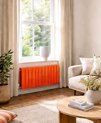 Vertical white Vincenzo Aluminium Radiator