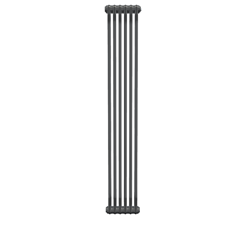 Leoni Classic 2 Column 1800 x 296 (2539 BTU's) Bare Metal Lacquer