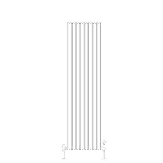 Renata Single Vertical 1800 x 520 (3818 BTU's) | Radiators Direct