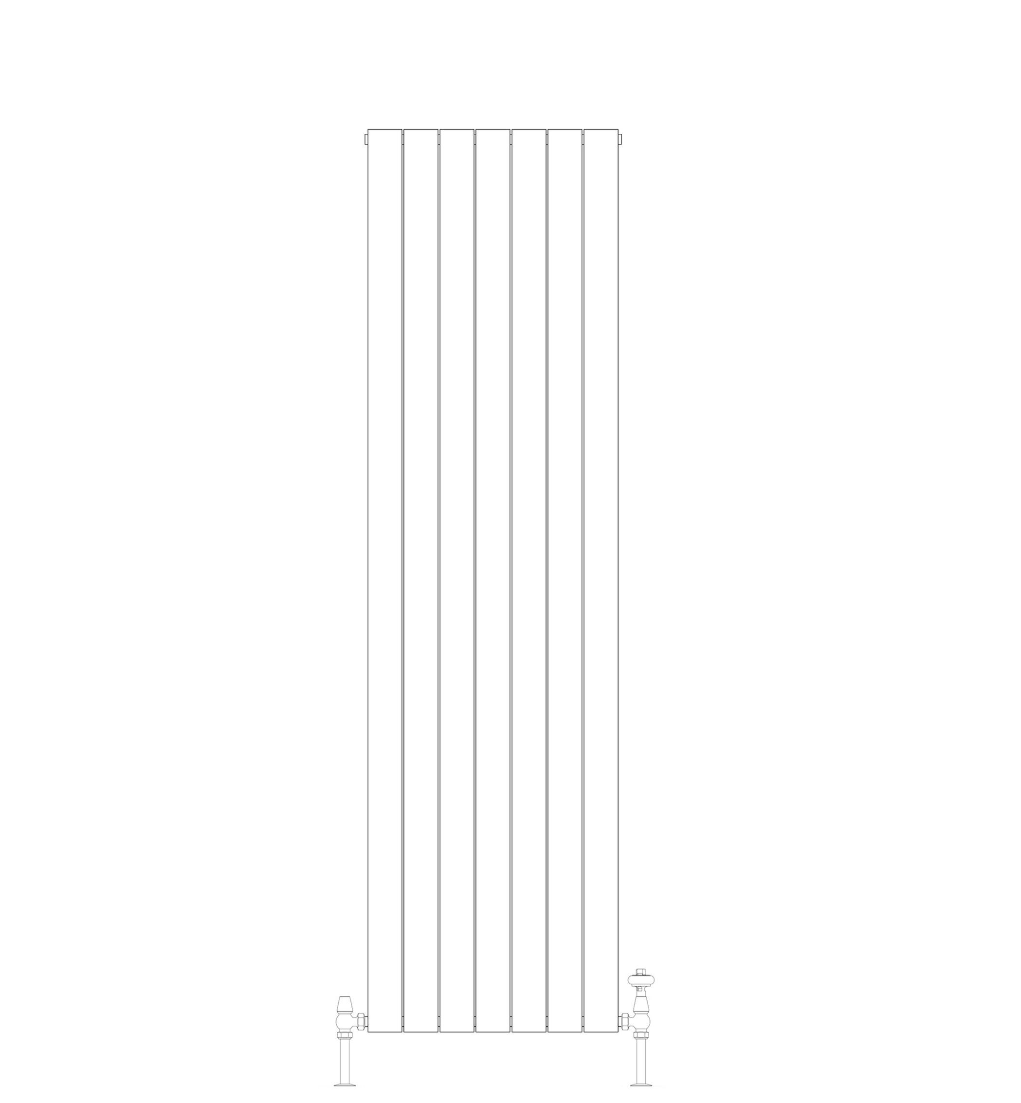 Isabella 70 Double Vertical 1820 x 464 (4067 BTU's)