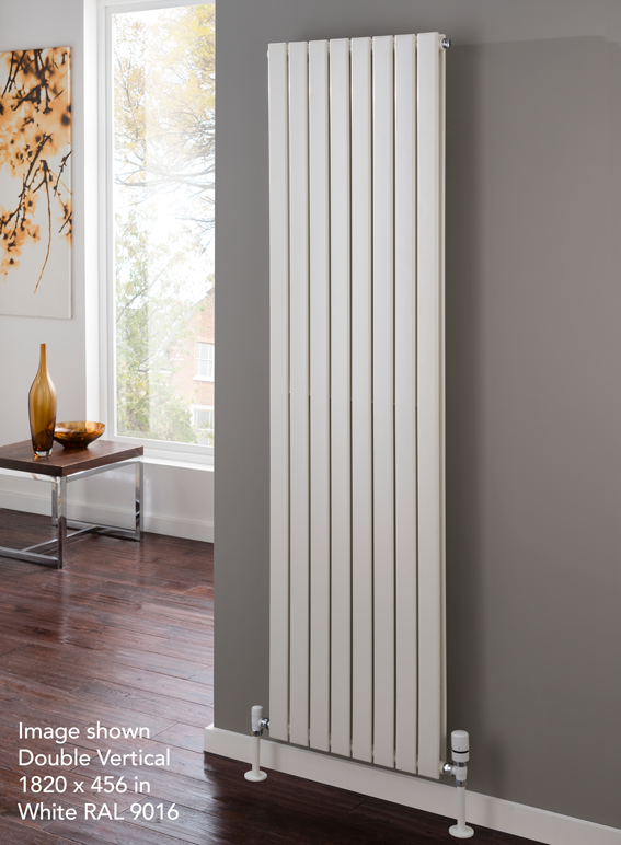Piano Single vertical 520 x 400 White (815 BTU's) - Clearance